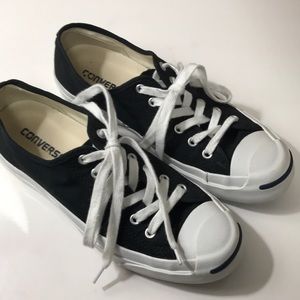 Converse Jack Purcell Black Canvas sneaker 8.5